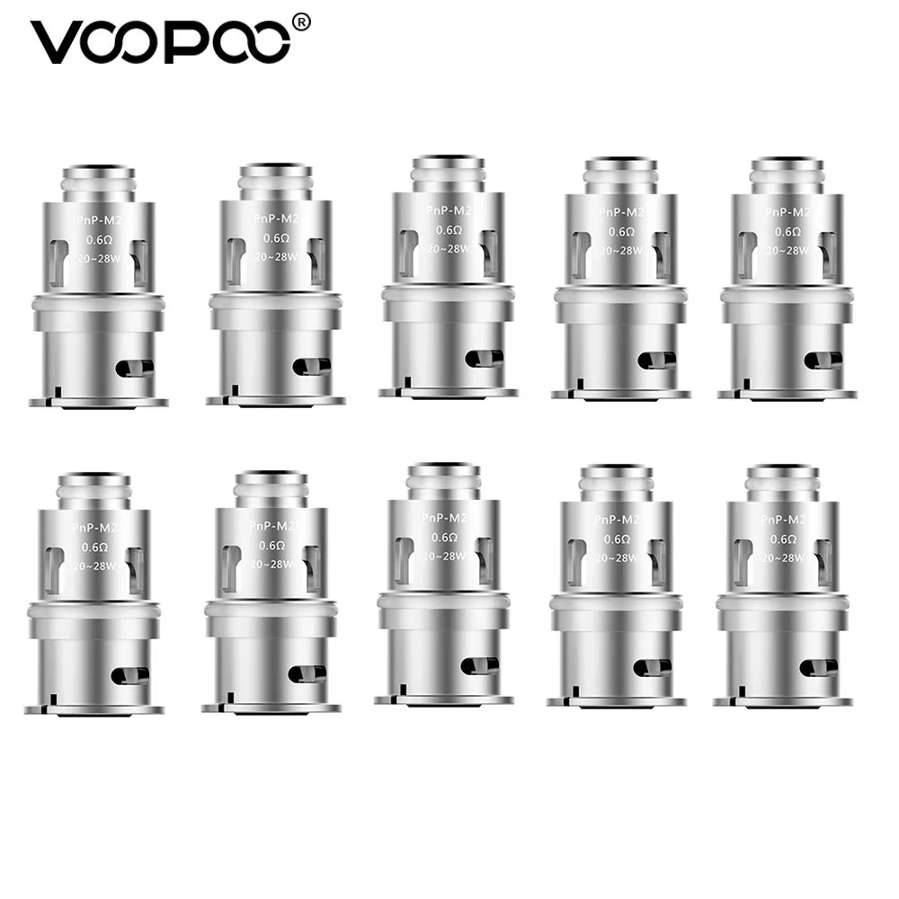 VOOPOO PnP M2 сетчатые катушки 0.6ohm MTL 20-25 Вт для Drag X Argus Vinci 2 Air Navi Pod Mod испаритель