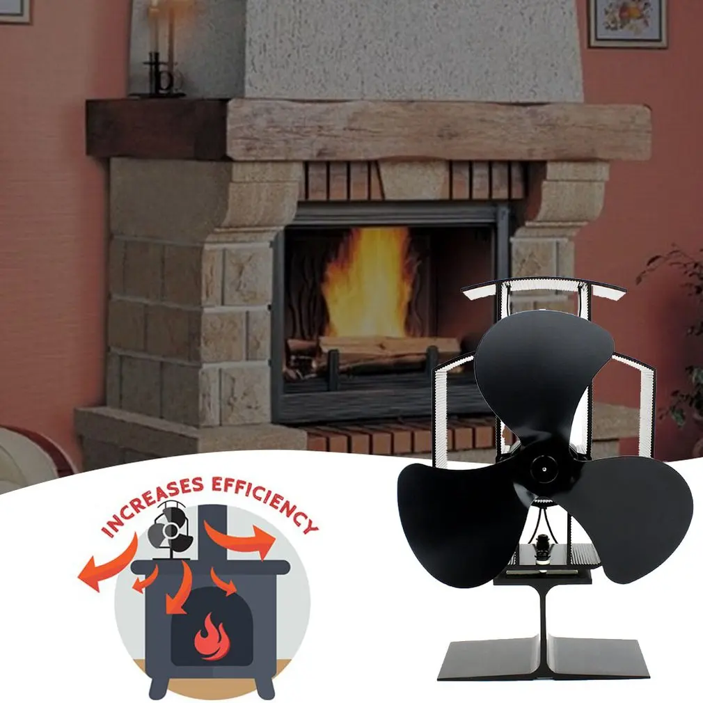 

Fireplace Fan European And American Thermal Power Fireplace Fan Fireplace Fan Blade Firepower Fireplace Fan