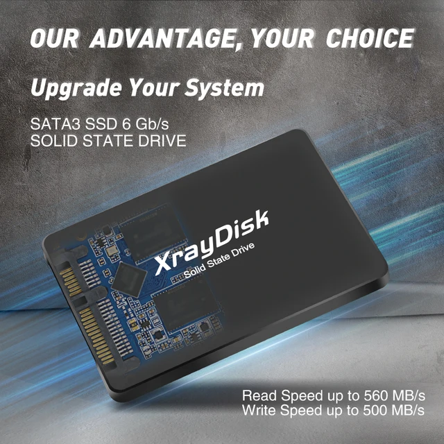 Xraydisk Sata3 Ssd 60GB 128GB 240GB 120GB 256GB 480GB 500gb 1TB Hdd 2.5 Hard Disk Disc  2.5 " Internal Solid State Drive 3