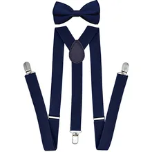 Рубашка, джинсы с подтяжками, штаны на подтяжках для мужчин, с галстуком-бабочкой, комплект для мальчиков, женщин, мальчиков, девочек, взрослых, регулируемые эластичные комплекты с галстуком-бабочкой