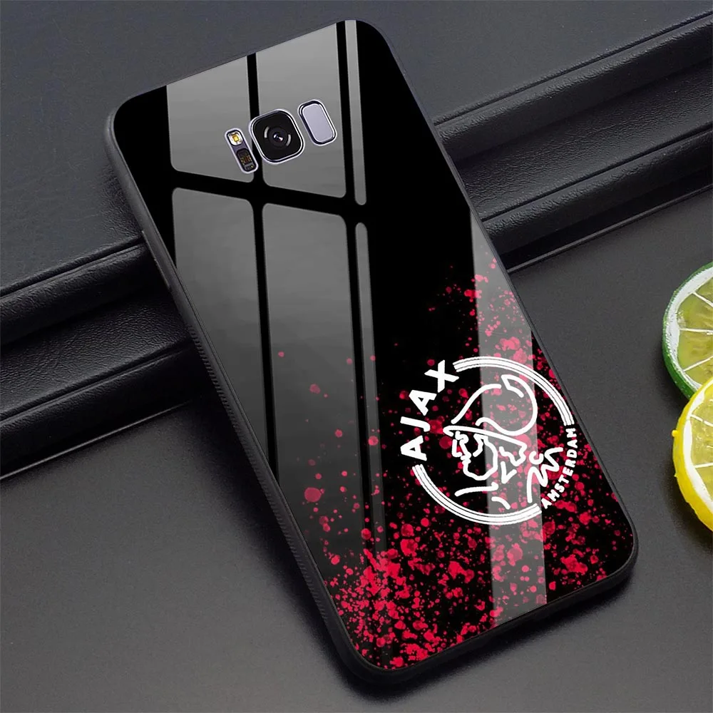 Ajax команда Стекло чехол для телефона для samsung Galaxy A40 крышка A70 A60 M40 A50 A20 A30 A10 S7 край S8 S9 плюс S10 - Цвет: K3001208