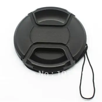 

43 49 52 55 58 62 67 72 77 82 mm Center Pinch Snap-on Front Lens Cap cover protector for dslr camera Lens Filters with Strap