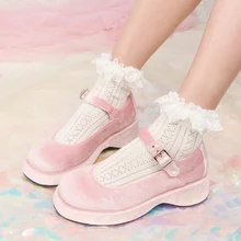 Женские носки японские маленькие свежие ретро дикие хлопковые кружевные носки груды носков Полые Дышащие кружевные школьные