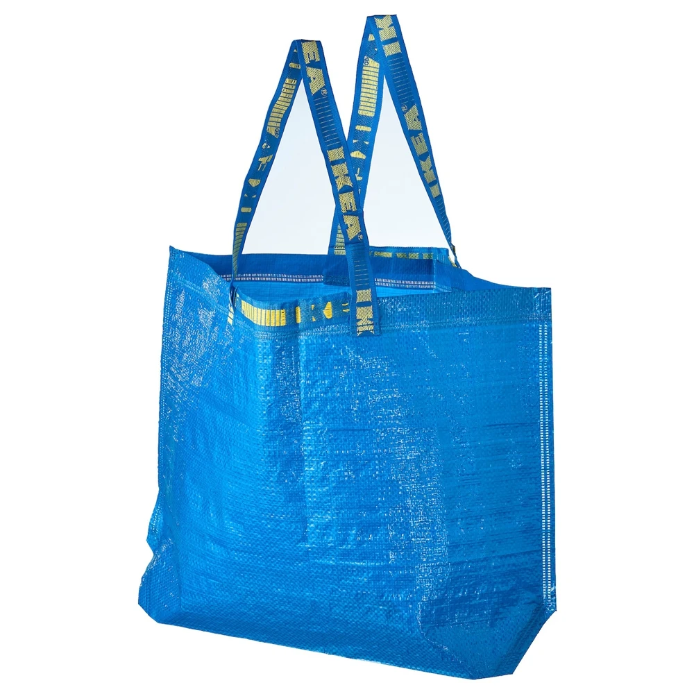 Bag FRAKTA Swedish Quality Products medium blue 45x18x45 cm / 36 l bags storage of things items for Home Organization Garden | Дом и сад