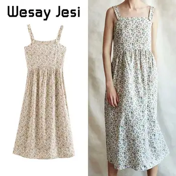 

Summer dress office lady elegant floral print sleeveless midi dress women vestidos de fiesta de noche vestidos sexy party dress