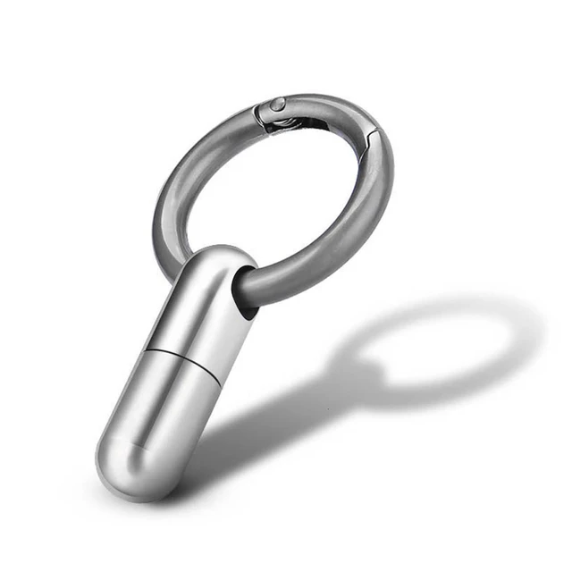 Tiny Pill Bevel Angle Key Ring Micro Blade Multifunctional Outdoor Cutting Tool