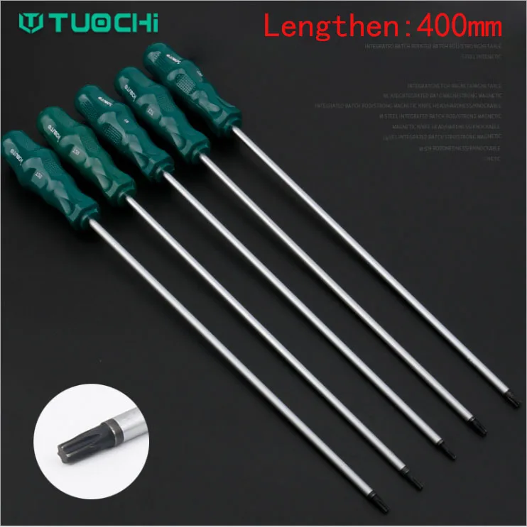 400mm Extra Long Middle Hole Hex Torx Screwdriver Set Screw