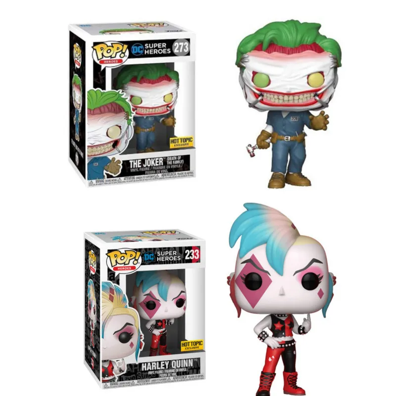 

Funko POP THE JOKER DC Super Heroes Justice League HARLEY QUINN Limited PVC Action Figures Collection Model