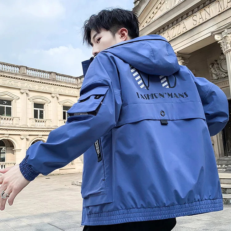 

Men Spring New Style Coat 2019 New Style Spring And Autumn Clothes Korean-style Students Trend Handsome Tooling Jacket
