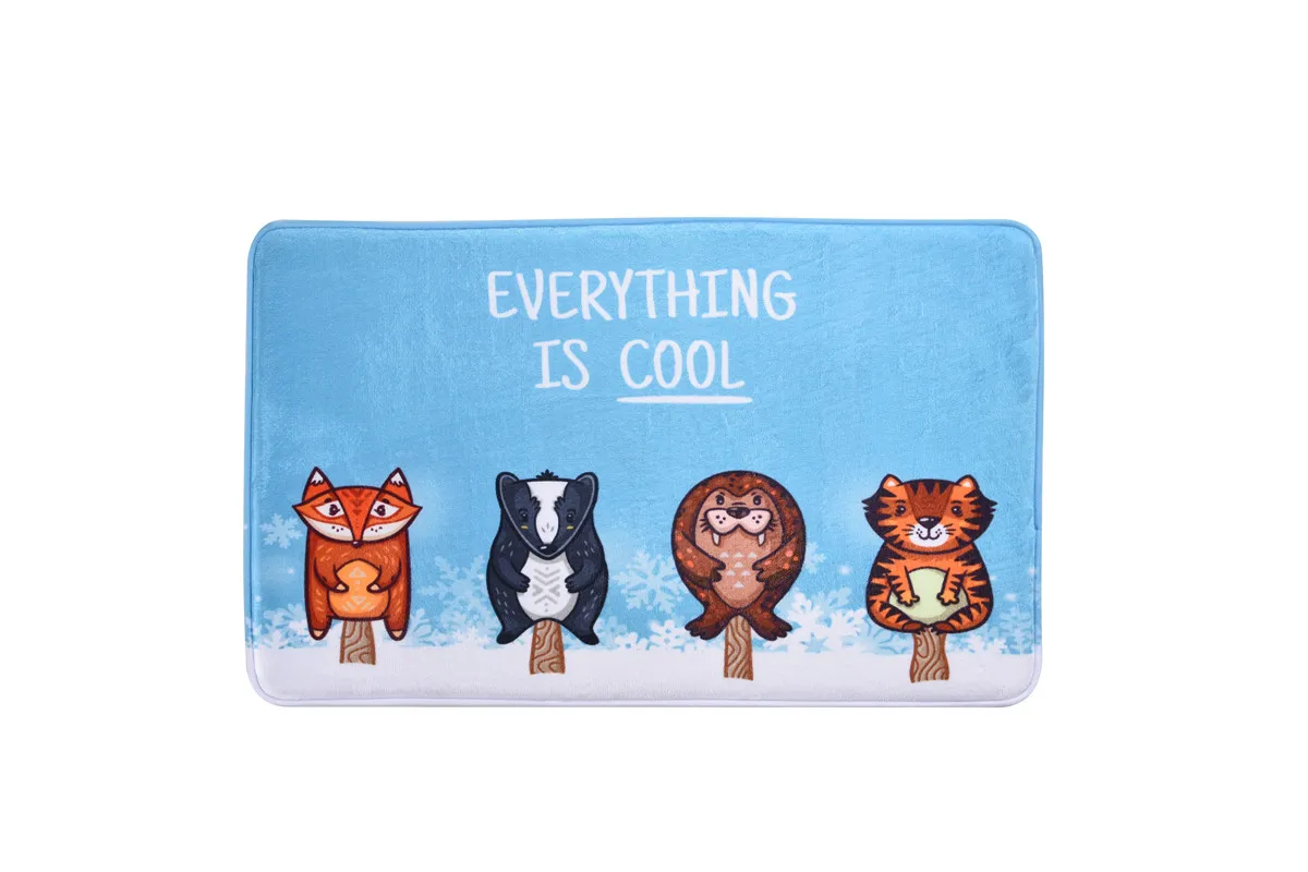 Doormat Everything Cool Cartoon Floor Mat Funny Mat Entrance Home 