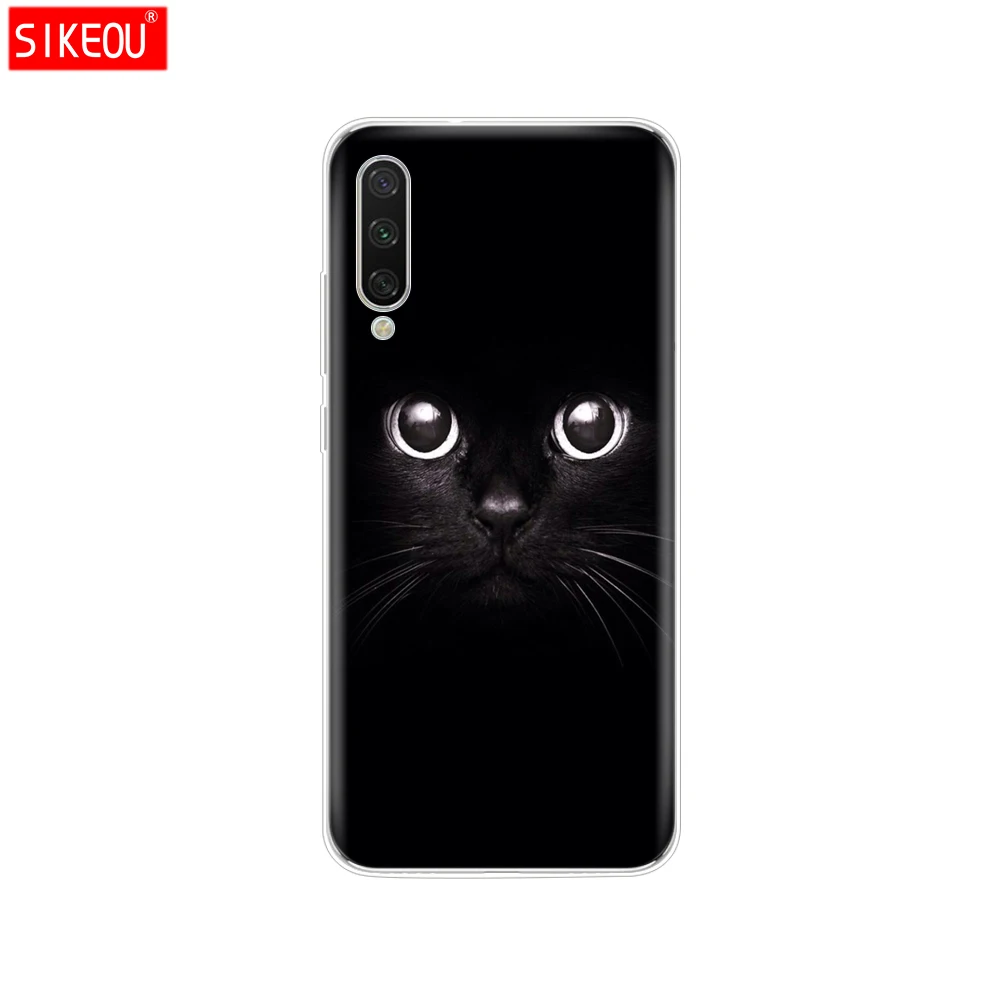 12058 Силиконовый чехол для xiaomi mi 9 LITE, чехол из прозрачного ТПУ, чехол для xiaomi mi 9 lite, задняя крышка для xiaomi mi 9 lite, чехол, Сумка с кошкой - Цвет: 12058