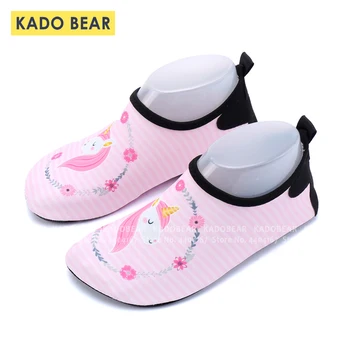 

Children Unicorn Diving Swimming Yoga Soft Shoes Kids Girls Beach Water Sports Surf Sandals Toddler Boys Outdoor Summer Slippers