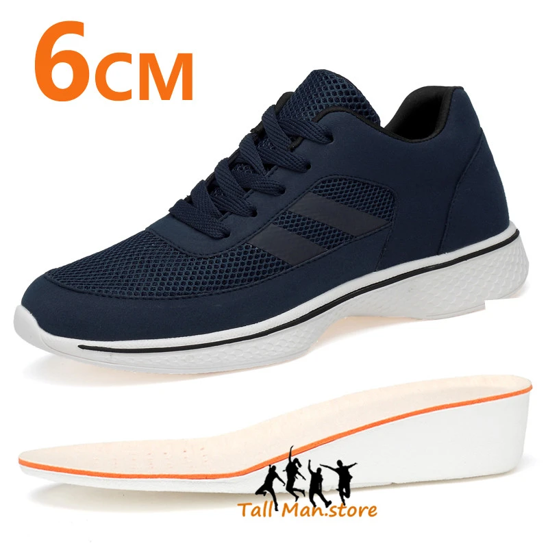 Men Sneakers Elevator Shoes Heightening Shoes Height Increase Shoes