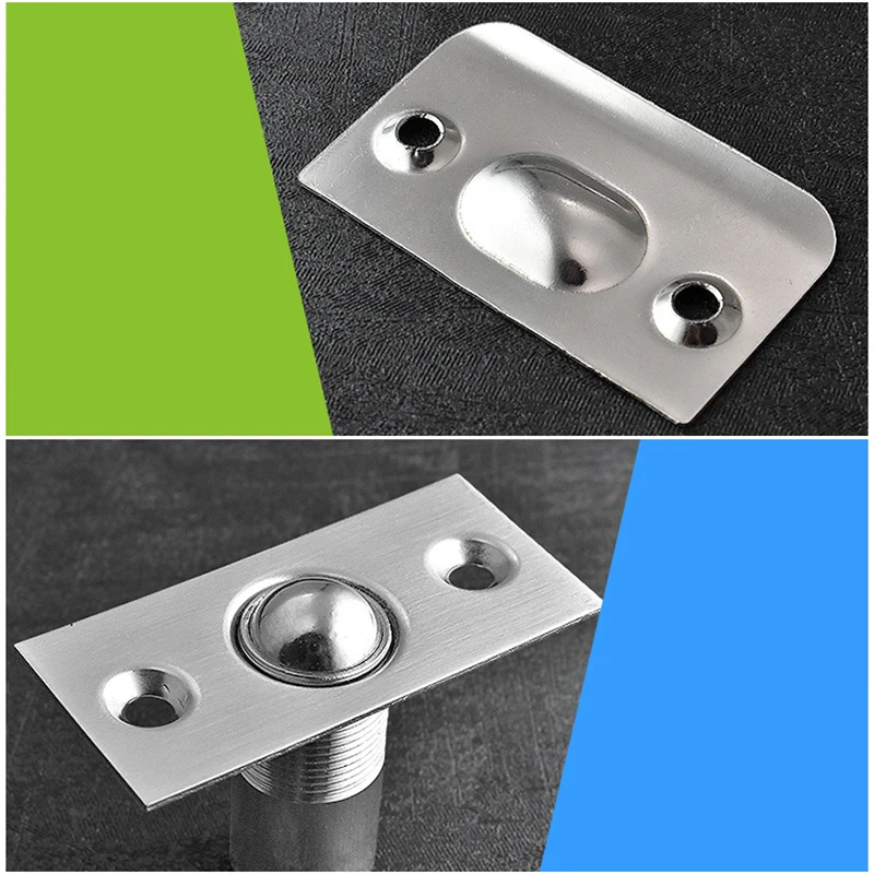

1X Stainless Steel Closet Door Spring Ball Catch Door Cabinet Closet Hardware US