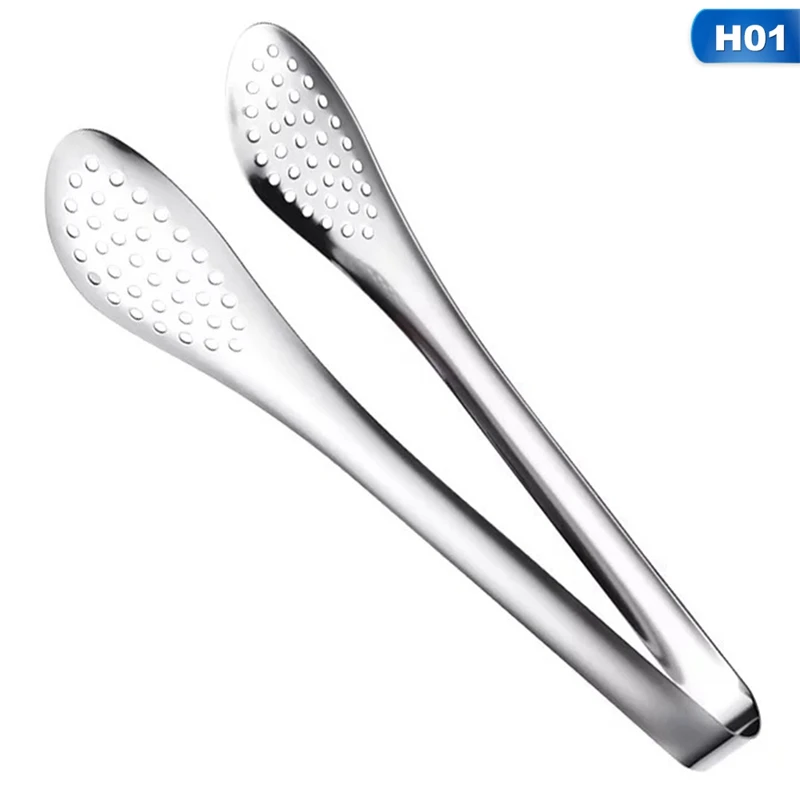 New Arrival Staninless Steel Bread Toasted Food Clip Pickle Steak Barbecue Clamp Kitchen Bakery Supplies