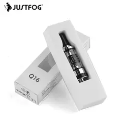 JUSTFOG Q16 атомайзер; клиромайзер 2 мл емкость бака для JUSTFOG Q16 комплект с 1.6ohm головкой катушки электронная сигарета распылитель