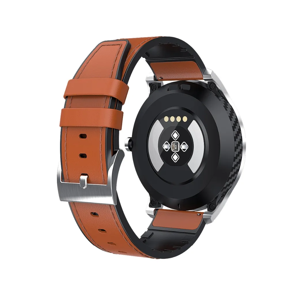 Новые оригинальные Смарт-часы DTNO. I DT98 ECG 1,3 Полный Круглый HD экран Bluetooth Музыка смарт-устройство калькулятор дополнительный ремешок