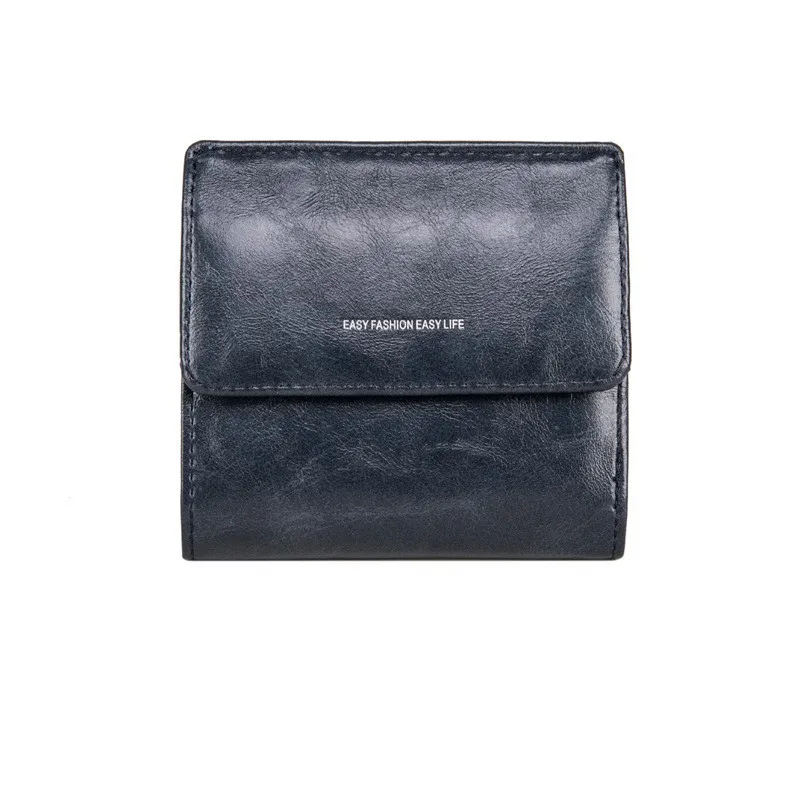 

Short Women Wallets Simple Card Holder Solid Coin Purse Brand Desginer Carteras Luxury Korea Leather Ladies Standard Wallets PU