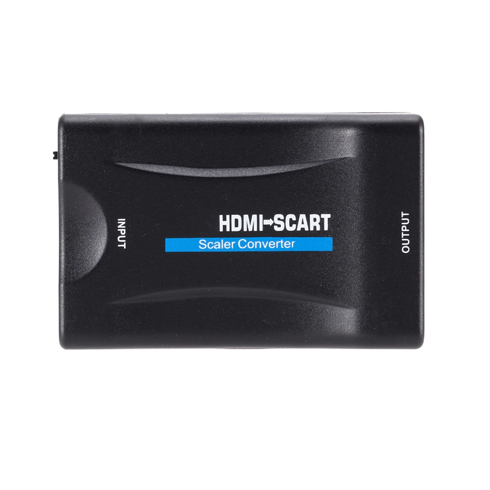 Преобразователь 1080P Scart адаптер аудио-и видеосигнала HDMI-совместим с SCART для HD TV Sky