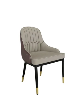 

Dining chair simple home soft bag stool leather back chair nordic light luxury net red chair restaurant hotel chair