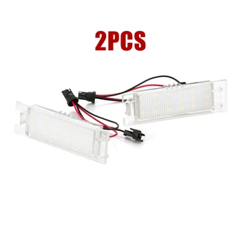 

2pcs Car License Plate Lights 12V LED Lamps signal Light Tail Light for Opel Astra H J Corsa C D Insignia Tigra B Twintop Vectra