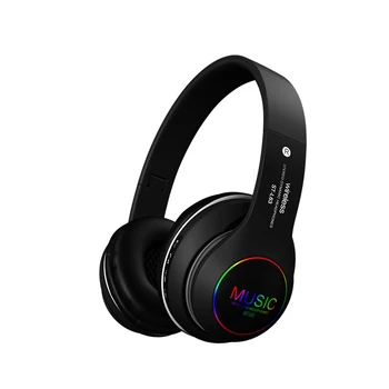 

Bluetooth Earphones With Microphone Foldable 3.5mm Over Ear Bass Stereo Music Headphones Headsets Noise Reduction Headphones