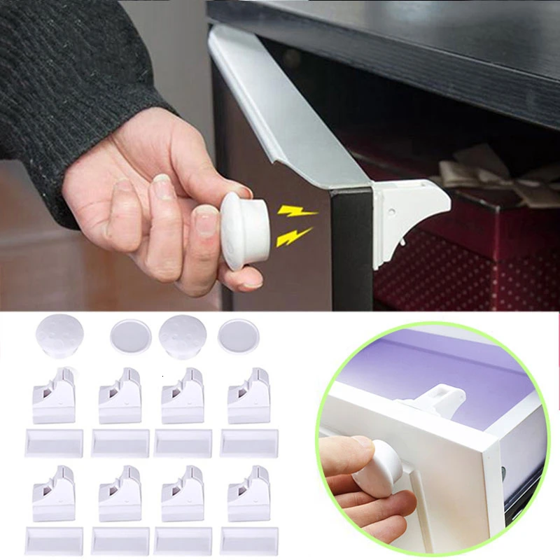 Magnetic Lock Protection From Children Door Stopper Baby Safety