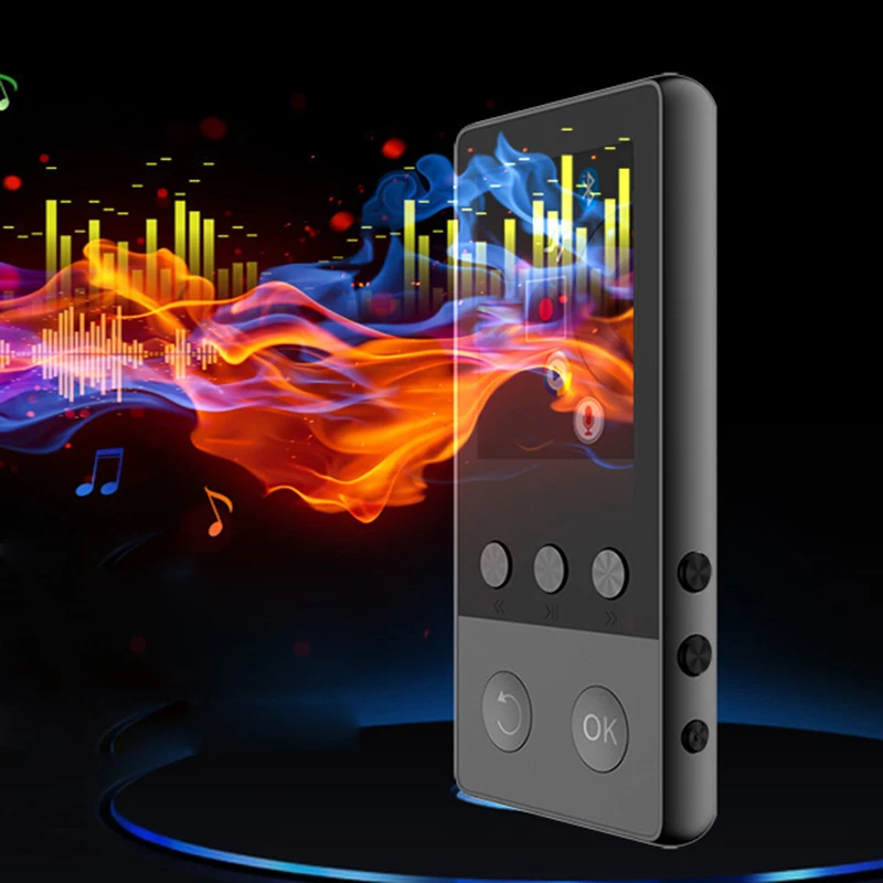 Металлический MP3-плеер Bluetooth Портативный Аудио без потерь HiFi музыкальный плеер MP4 спортивный Walkman с fm-радио, диктофон, электронная книга