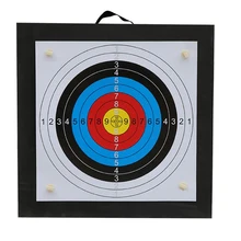 Archery Shooting Target Set 50 * 50 * 5cm EVA Foam Target With Target Papers Nails Outdoor Sports Hunting Archery Accessories
