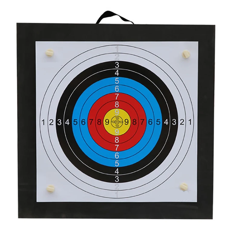 Archery Shooting Target Set 50 * 50 * 5cm EVA Foam Target With Target Papers Nails Outdoor Sports Hunting Archery Accessories Archery Shooting Target Set 50 * 50 * 5cm EVA Foam Target With Target Papers Nails Outdoor Sports Hunting Archery Accessories