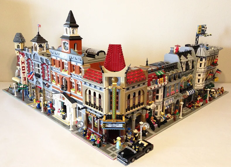 

IN STOCK City Street House Model Creator Expert 10251 10182 10224 10197 10211 10232 10190 10185 10218 10243 10246 lepinblocks Creator Expert Street view Building Block Toys