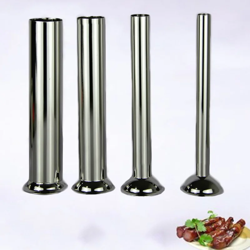 Stainless Steel Sausage Stuffing Tubes for Meat Grinder Set of 4 5