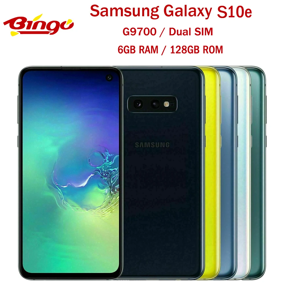 Оригинальный разблокированный Samsung Galaxy S10e G9700 128 ГБ две Sim карты Android мобильный