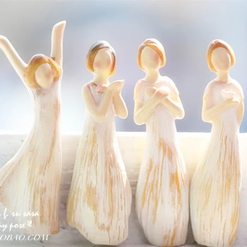 

SET LSUSS BOUTIQUE RESIN ANGEL CREATIVE REFRIGERATOR PASTE PURE HANDMADE COLOR PAINTING CAN ALSO BE USED WALL SCULPTURES ROOM