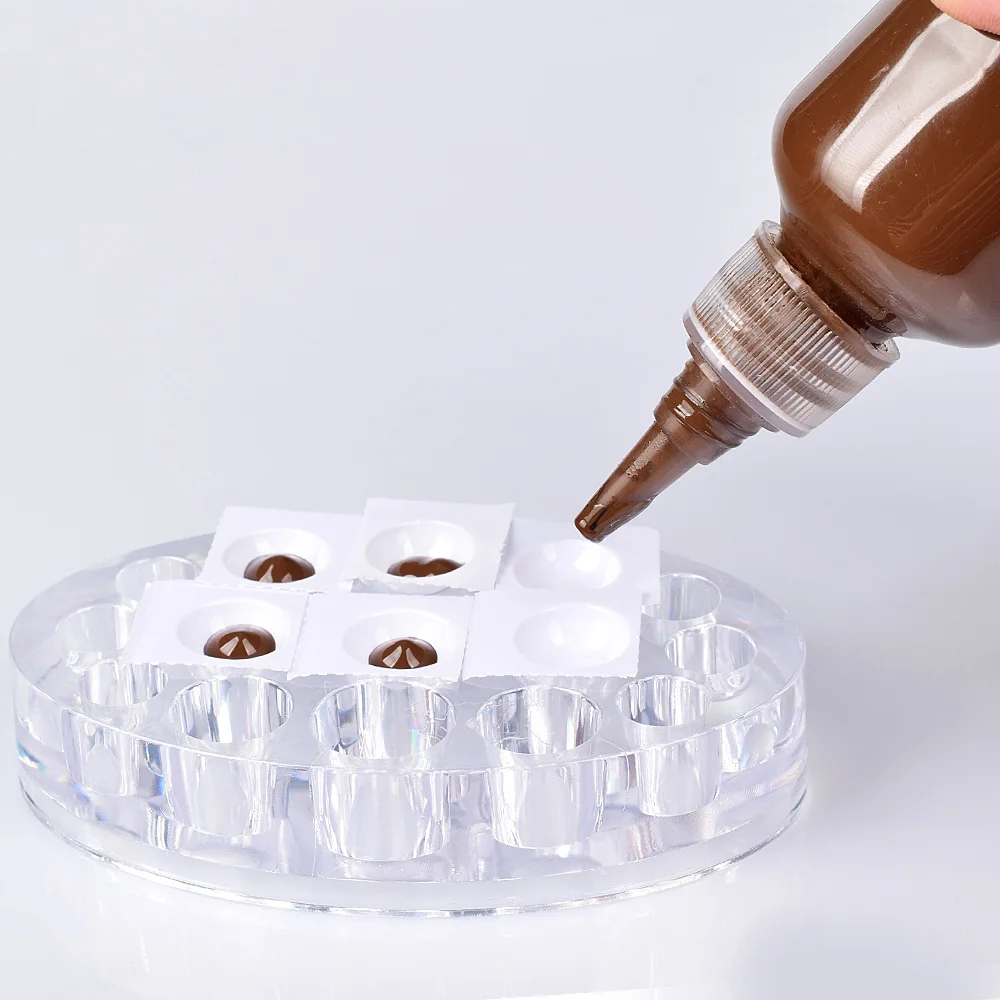 

Portable 100pcs/set Tear-off Tattoo Ink Cup Disposable Eyelash Extension Glue Holder Adhesive Tray Plastic Pigment Tray Holder