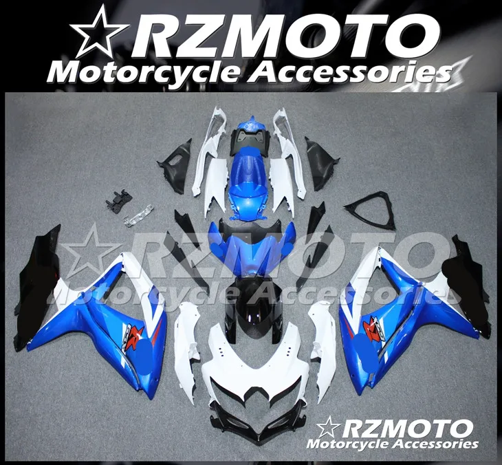 ABS мотоцикл обтекатель комплект для SUZUKI GSXR600 750 K8 2008-2010 год кузов литья под давлением Магазин № 1133