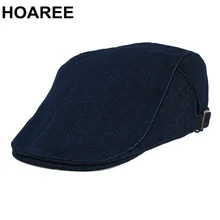 Осень зима 2021 джинсовые береты hoaree шапка для женщин и мужчин