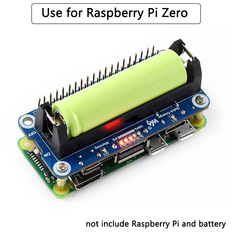 Raspberry Pi 4B/3B +/3B/Zero Плата расширения литиевой батареи 5 в регулируемый выход