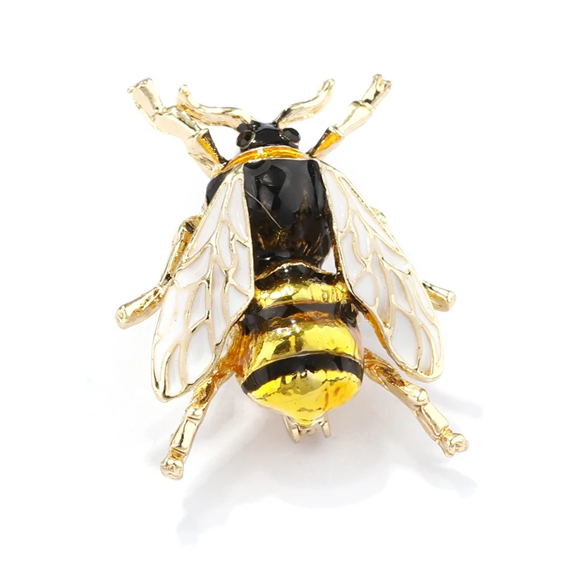 H550306X黄苍蝇胸针 (4)