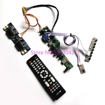 

Fit LM170E01 (A4)/(A5)(D4)/(A5)(KE) 1280*1024 30-Pin LVDS Remote TV 4CCFL VGA HDMI AV USB analog signal LCD controller board kit