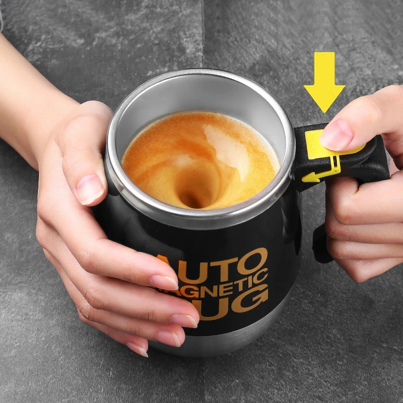 New USB Rechargeable Automatic Self Stirring Magnetic Mug Creative 304 Stainless Steel Smart Coffee Milk Mixing Cup Blender | Дом и сад