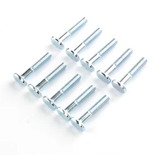 Best Price 10pcs M8x100mm T-Nut Sliding Screws For  30 Series Miter Track T-Slot Woodworking Tool Best Price 10pcs M8x100mm T-Nut Sliding Screws For  30 Series Miter Track T-Slot Woodworking Tool