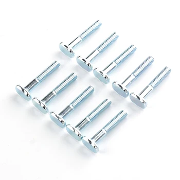

10pcs M8x100mm T-Nut Sliding Screws For 30 Series Miter Track T-Slot Woodworking Tool