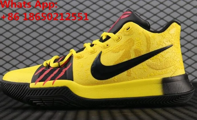 Kyrie 3 Брюс Ли обувь Классическая Баскетбольная обувь Mamba менталитет фирменная обувь спортивные кроссовки - Цвет: COLOR (6)