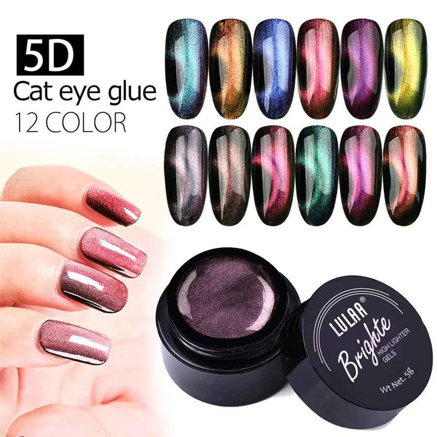 

New Nail Art Gel DIY 5D Nail Gel Shiny Cat Eye Gel UV LED Gel Magic Sky Nails Art UV Glue 1001#30