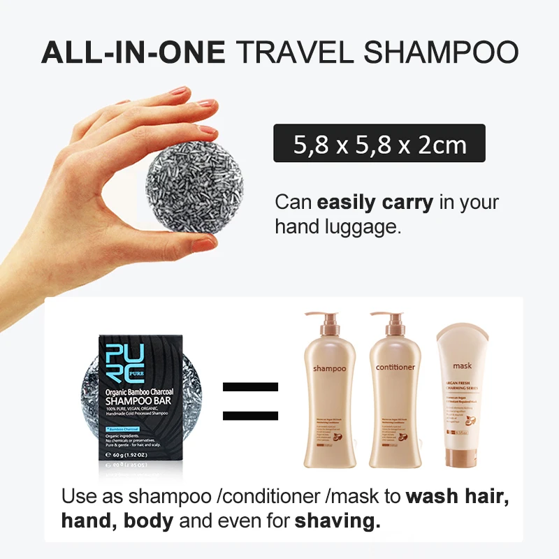 Gray White Hair Color Dye Treatment Bamboo Charcoal Clean Detox Soap Bar  Black Hair Shampoo Shiny Hair & Scalp Treatment - Shampoos - AliExpress