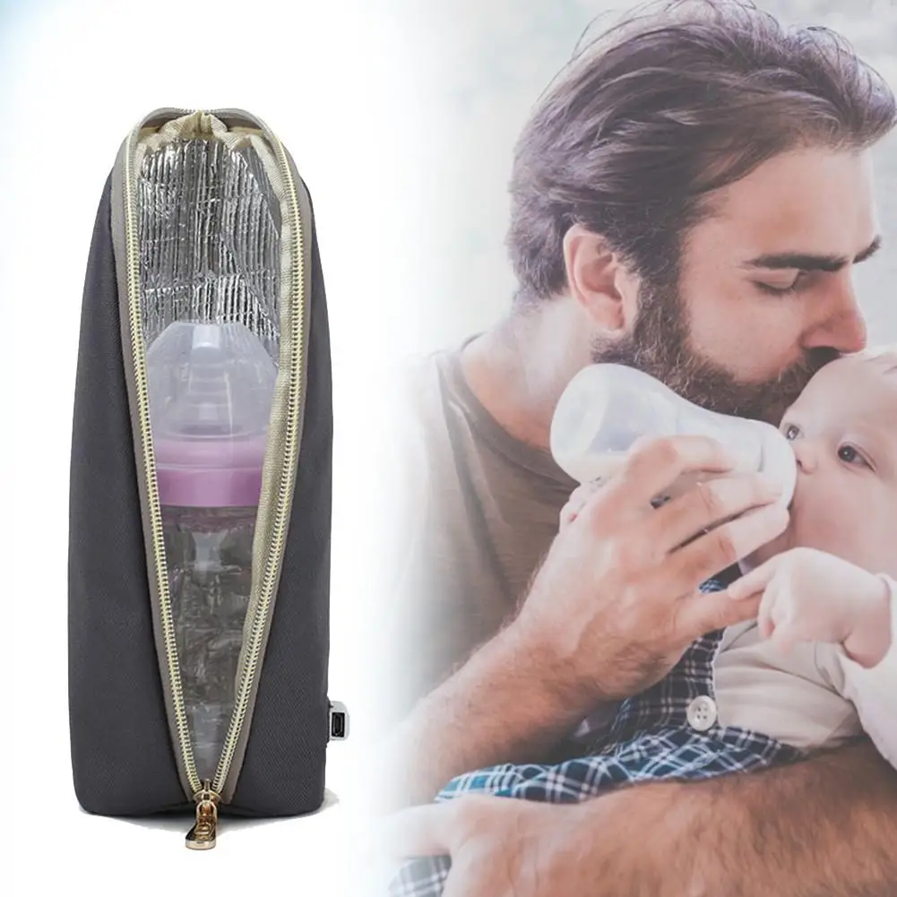 

Baby Bottle Warmer USB Constant Temperature Portable Heating Milk Bottle Bag Baby Supplies