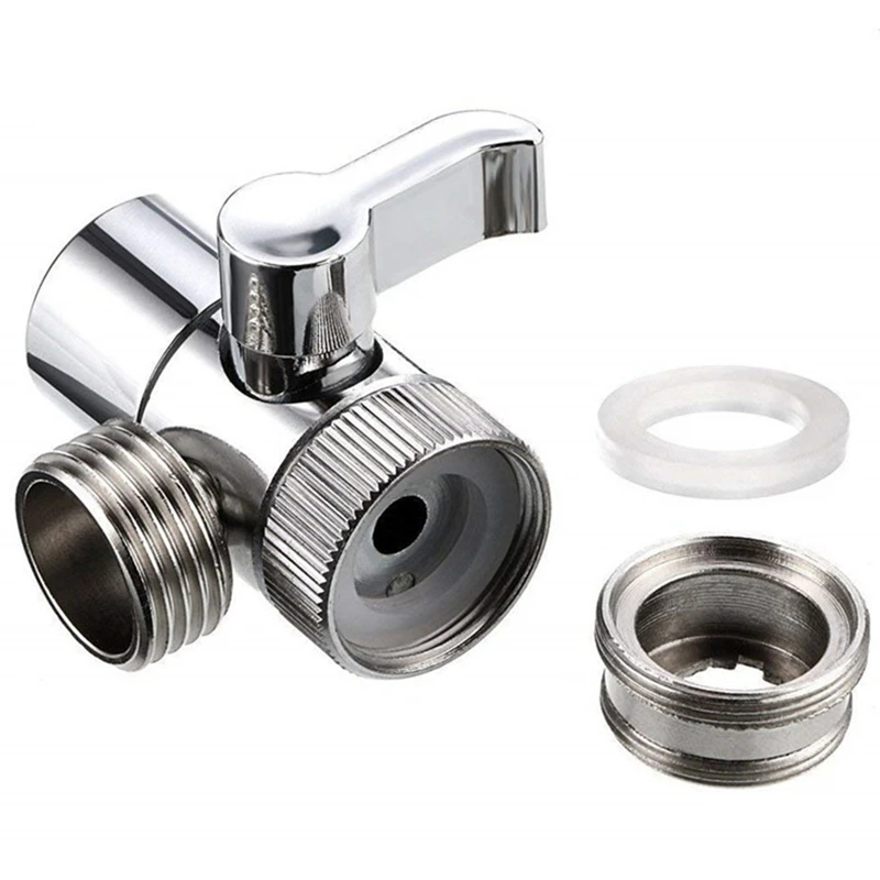 Faucet Valve Diverter Sink Valve Water Tap Faucet Splitter Adapter Home Bathroom Kitchen Diverter