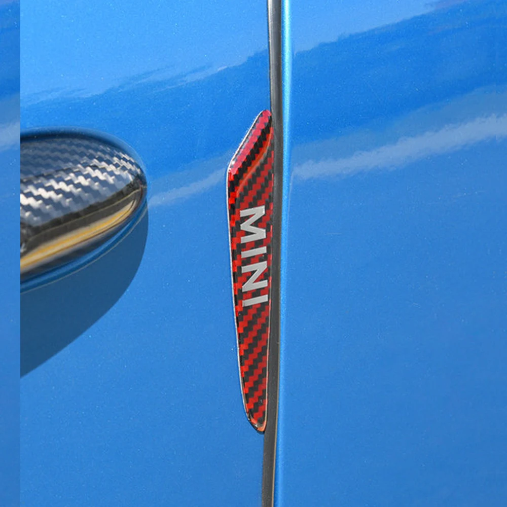 Автомобильная дверная защита из углеродного волокна для BMW MINI Cooper угловая края