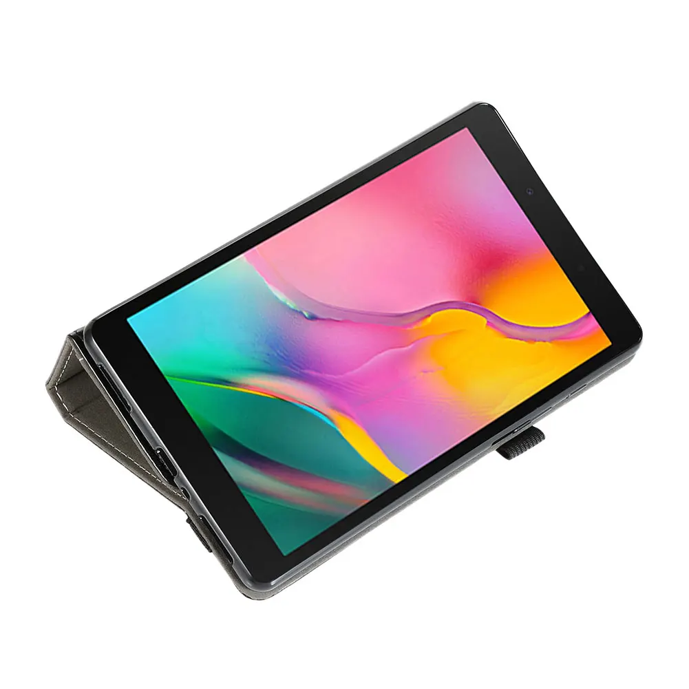 Кожаный флип-чехол-подставка для Samsung Galaxy Tab A 8,0 SM-T290 SM-T295 SM-T297 чехол ультра тонкий бизнес планшет чехол